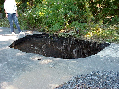   Sinkholes on Learn About The Stockertown Sinkholes And Decide Who Should Be