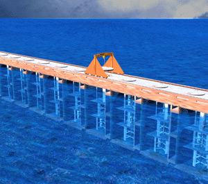 Image of a tidal fence